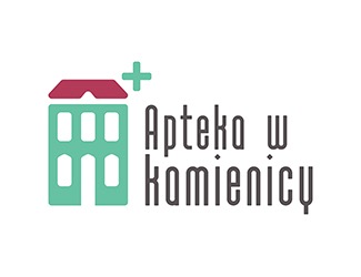 Projekt graficzny logo dla firmy online Apteka w kamienicy